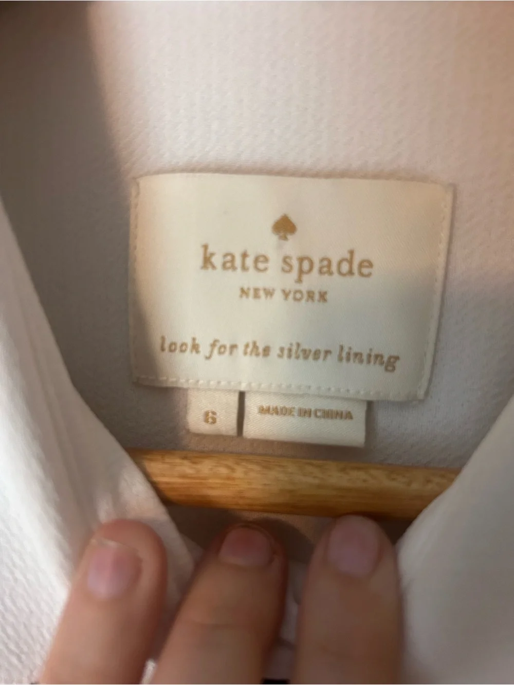 Kate Spade Griffin Tie Dress Size 6 Classy Chic Luxury Button Down Elegant Silk